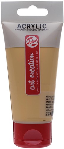 Talens Art Creation acrylverf tube van 75 ml, donker napelsgeel