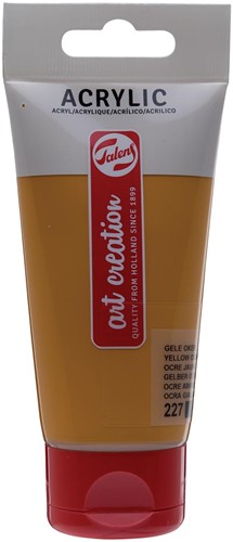 Talens Art Creation acrylverf tube van 75 ml, gele oker