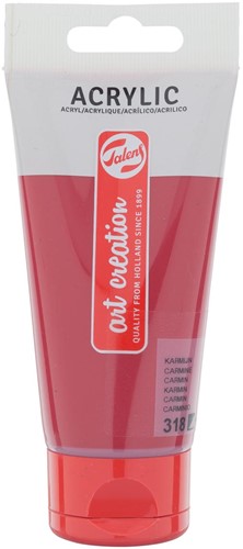 Talens Art Creation acrylverf tube van 75 ml, karmijn 75 ML