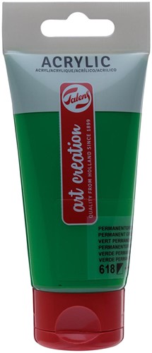 Talens Art Creation acrylverf tube van 75 ml, licht permanentgroen