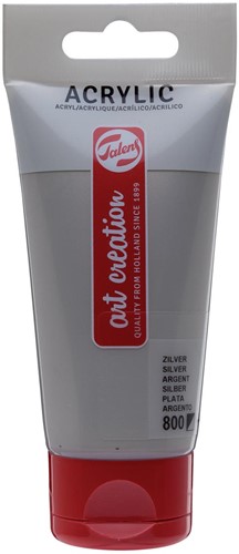 Talens Art Creation acrylverf tube van 75 ml, zilver 75 ML