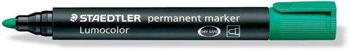Staedtler Lumocolor 352, marqueur permanent, pointe ronde, 2 mm, vert