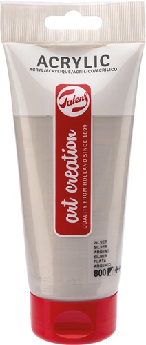 Talens Art Creation peinture acrylique tube de 200 ml, argent