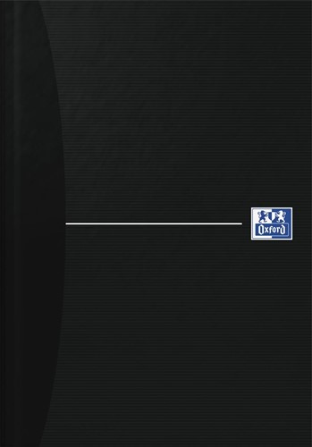 Oxford Office Essentials cahier, couverture rigide, 192 pages, ligné, ft A5, smart black 1 Stuk