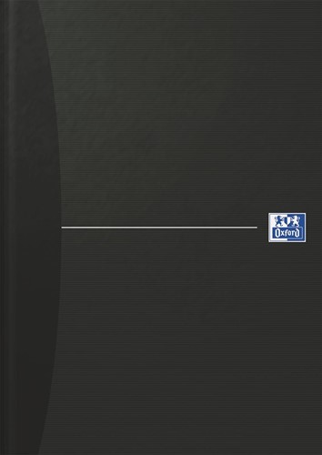 Oxford Office Essentials cahier, couverture rigide, 192 pages, ligné, ft A4, smart black 1 Stuk