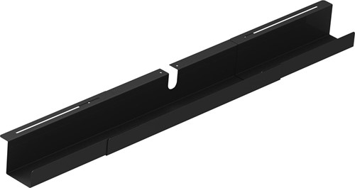 Goulotte réglable, 790 - 1500 mm, noir