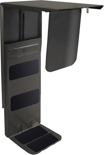 Support pour unité central, jusqu'à 30 kg, noir