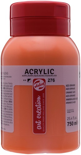 Talens Art Creation acrylverf flacon van 750 ml, azo-oranje