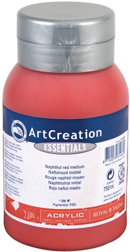 Talens Art Creation acrylverf flacon van 750 ml, middel naftolrood