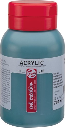 Talens Art Creation peinture acrylique flacon de 750 ml, vert émeraude