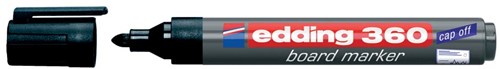 edding marqueur pour tableaux blancs, 360, noir 1 Stuk