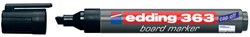 Edding marqueur pour tableaux blancs e-363 noir 1 Stuk