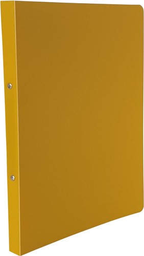 Bronyl Nature classeur à anneaux, pour ft A4, en PP, 2 anneaux de 16 mm, jaune moutarde