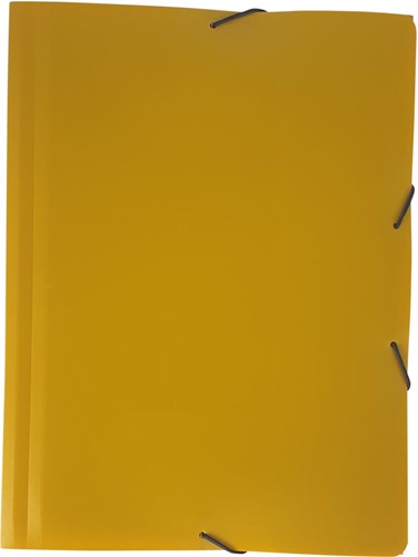Bronyl Nature chemise à rabats et élastiques, pour ft A5, en PP, jaune moutarde