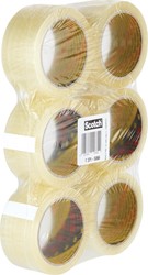 Scotch ruban adhésif d'emballage Classic, ft 50 mm x 66 m, transparent, paquet de 6 rouleaux