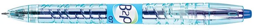 Pilot B2P gelroller, intrekbaar, medium punt, 0,4 mm, blauw 1 Stuk
