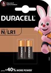Duracell batterijen Security MN9100, blister van 2 stuks 2 Stuk