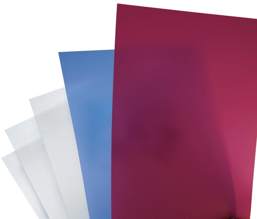 GBC PolyOpaque couvertures, ft A4, PP, 300 micron, paquet de 100 pièces, blanc 100 Stuk
