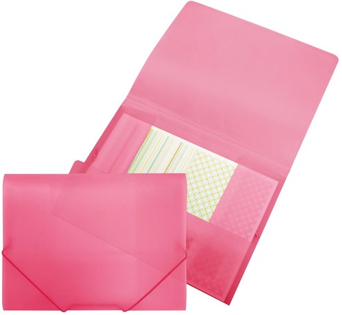 Beautone Chemise à rabats et élastiques, rose