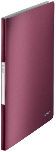 Leitz showalbum Style, A4, uit PP, 40 tassen, granaatrood