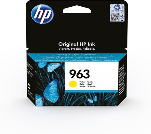 HP cartouche d'encre 963, 700 pages, OEM 3JA25AE, jaune
