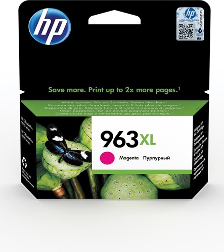 HP inktcartridge 963XL, 1.600 pagina's, OEM 3JA28AE, magenta