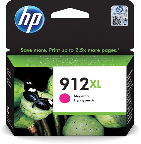 HP inktcartridge 912XL, 825 pagina's, OEM 3YL82AE#BGX, magenta
