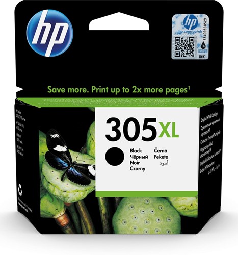 HP inktcartridge 305XL, 240 pagina's, OEM 3YM62AE, zwart 1 Stuk