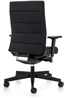 Ergonomische bureaustoel ME3C04 - Gestoffeerde rug in zwart-3
