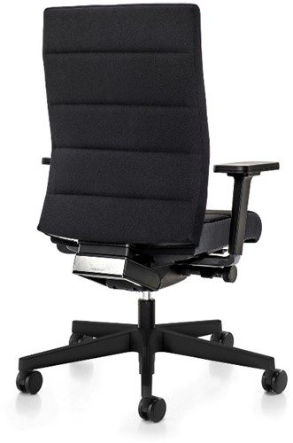 Ergonomische bureaustoel ME3C04 - Gestoffeerde rug in zwart-3