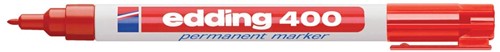 Edding marqueur permanent, 400, rouge 1 Stuk