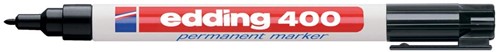 Edding marqueur permanent, 400, noir 1 Stuk