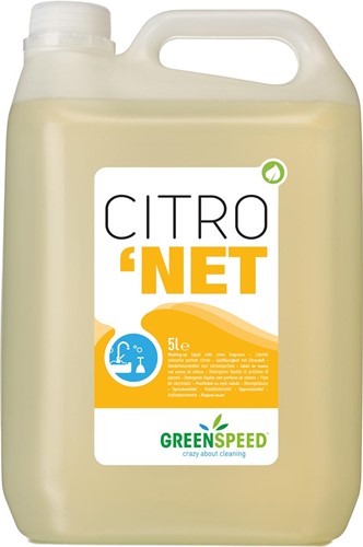 Greenspeed Citronetliquide vaiselle, bouteille de 5 l