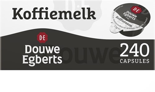 Douwe Egberts lait pour café, coupelles de 7,5 g, boîte de 240 pièces