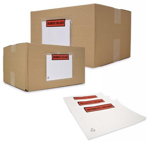 Paklijstenvelop Documents enclosed, ft C6 165 x 122 mm, doos van 1000 stuks-3