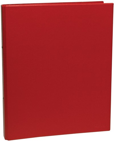Ringmap, ft A5, 2 ringen van 25 mm, rood