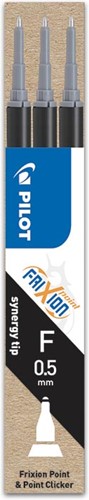 Pilot recharges pour Frixion Point, noir 3 Stuk