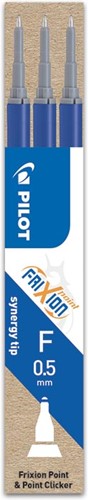 Pilot recharges pour Frixion Point, bleu 3 Stuk