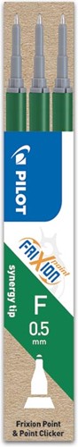 Pilot recharges pour Frixion Point, vert 3 Stuk