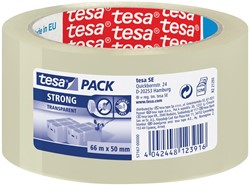 Tesa ruban adhésif d'emballage Strong, ft 50 mm x 66 m, PP, transparent 1 Stuk