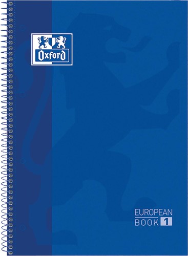 Oxford School Classic bloc spirale, ft A4+, 160 pages, ligné, bleu marin
