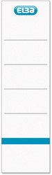 Elba rugetiketten, ft 19x5,9 cm, wit 10 st 10 Stuk