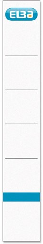 Elba rugetiketten, ft 19x3,4 cm, wit 10 st 10 Stuk