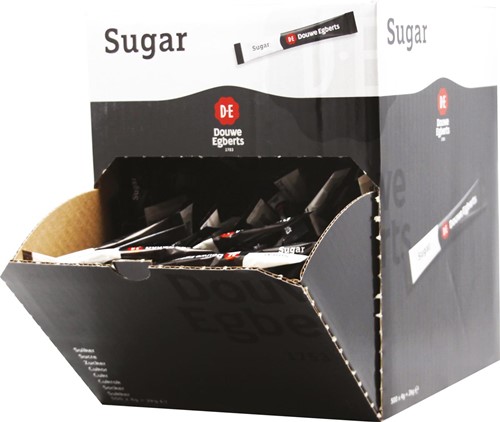 Douwe Egberts suikersticks, 4 g, doos van 500 stuks 500 Stuk