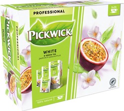 Pickwick thee, groene thee jasmijn passievrucht, pak van 25 zakjes 25 Stuk