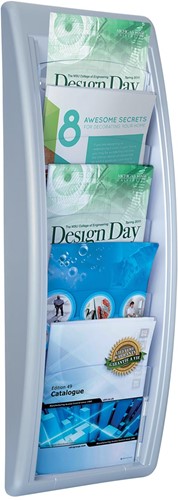 Paperflow présentoir de documents mural argent
