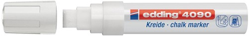 Edding Marqueur craie, e-4090, blanc 1 Stuk