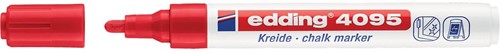 Edding Marqueur craie e-4095 rouge 1 Stuk