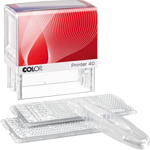 Colop doe-het-zelf stempel Printer 40, max. 6 lijnen