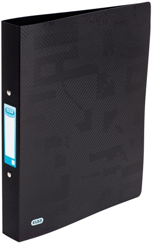 Elba Urban ringmap, ft A4, rug van 4 cm, 2 ringen van 30 mm, zwart 1 Stuk